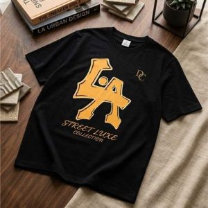 LA Street Luxe Collection Graphic Oversized T-Shirt