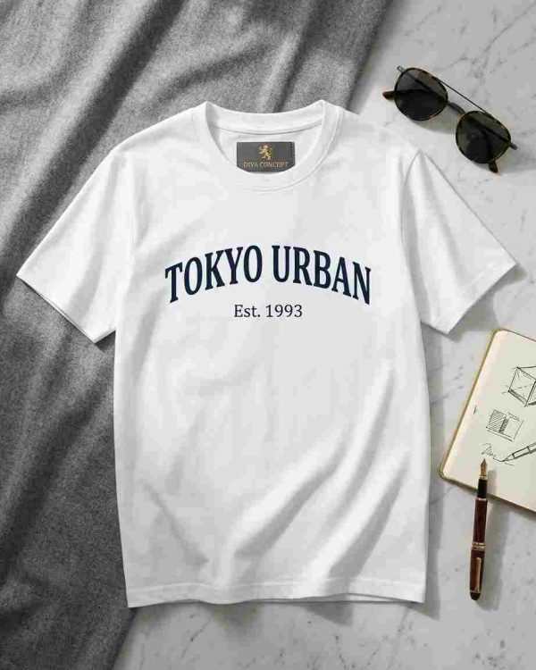 Tokyo Urban Est 1993 Graphic Oversized T-Shirt - XL