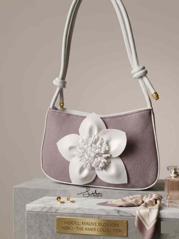 Mauve Stylish Ladies Top Handle Bag