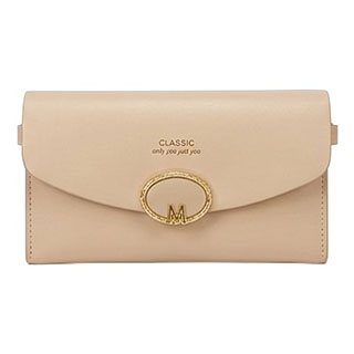 Oval Emblem Envelope Satchel