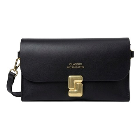 S-Clasp Flap Shoulder Bag