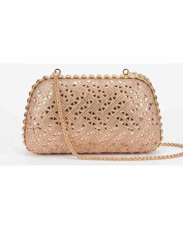 Geometric Mosaic Crystal Clutch