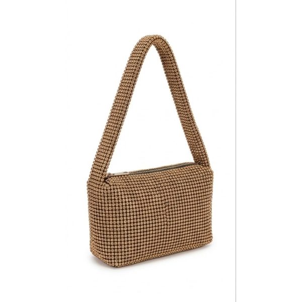 Chainmail-Texture Shoulder Bag