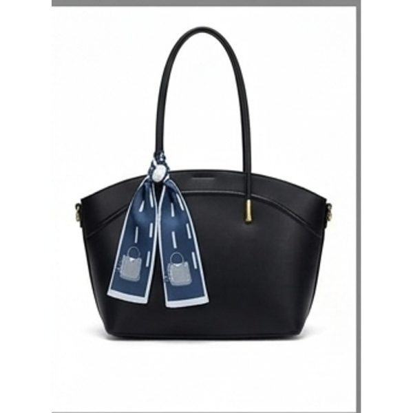 Rolled-Handle Dome Tote