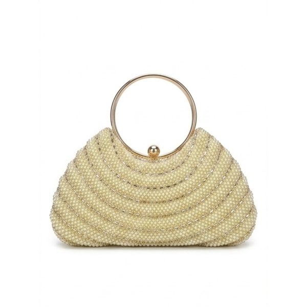 Beaded Ring-Handle Clutch