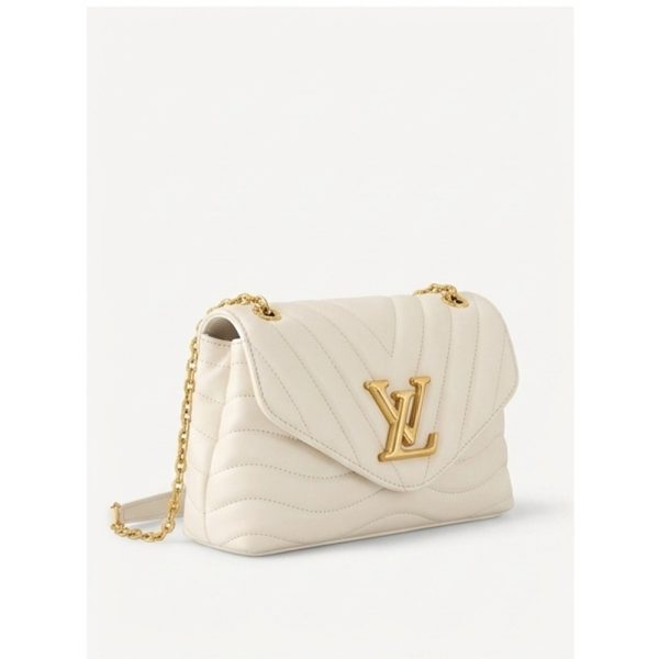 V-Quilted Chain Flap Bag