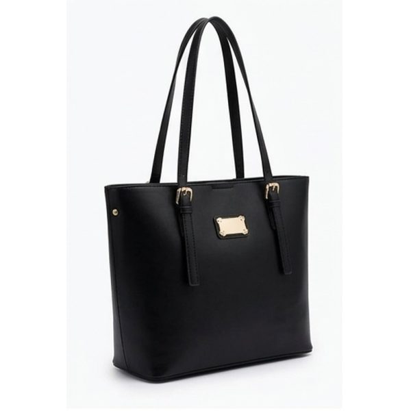 Buckle-Strap Plate Tote