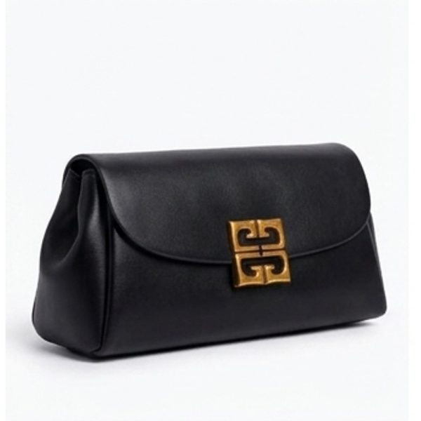Pillow Clutch with Geometric Clasp