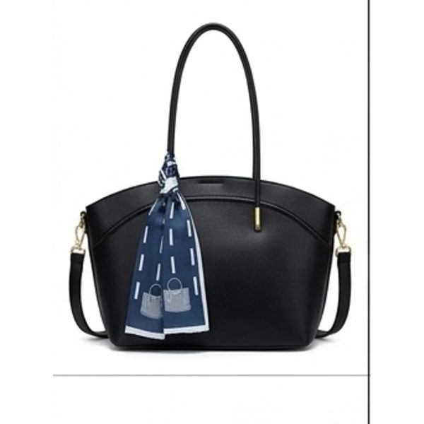 Scarf-Tie Dome Tote
