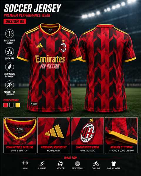 AC Milan Home Club Jersey