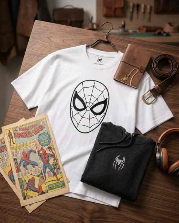 SPIDER MAN OVERSIZED DROP-SHOULDER T-SHIRT