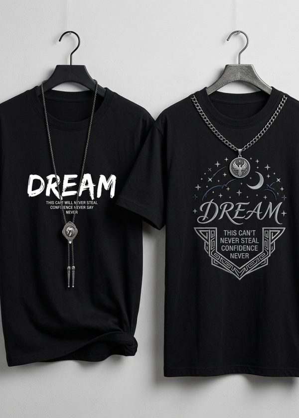 Dream Typography Oversized Dropshoulder T-Shirt