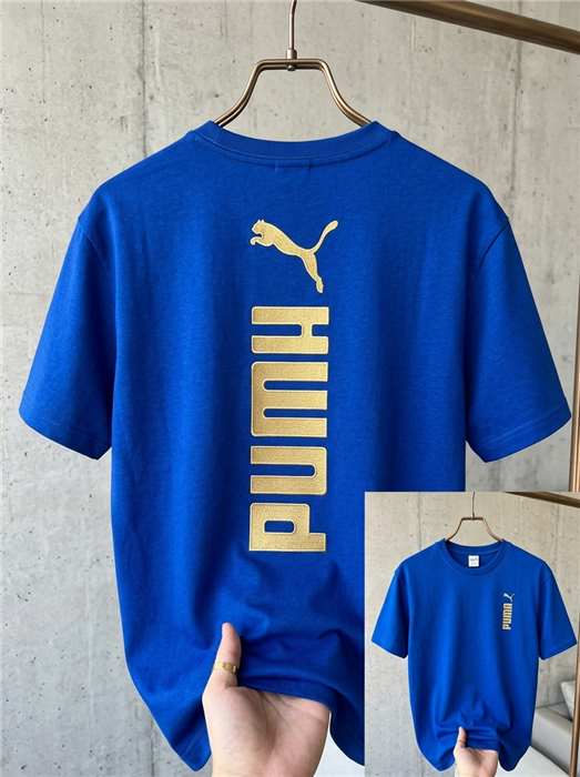 Puma Gold Logo Print T-Shirt