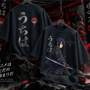 Uchiha Clan Oversized Dropshoulder T-Shirt - SebaChat