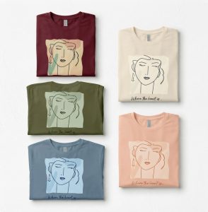 Where The Heart Is Graphic T-Shirt 5 Pieces Combo