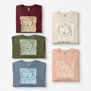 WHERE THE HEART IS GRAPHIC T-SHIRT – 5 PIECES COMBO! 💕 (FREE DELIVERY)