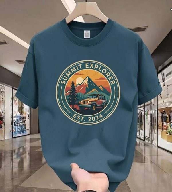 Summit Explorer Est 2024 Oversized Dropshoulder T-Shirt