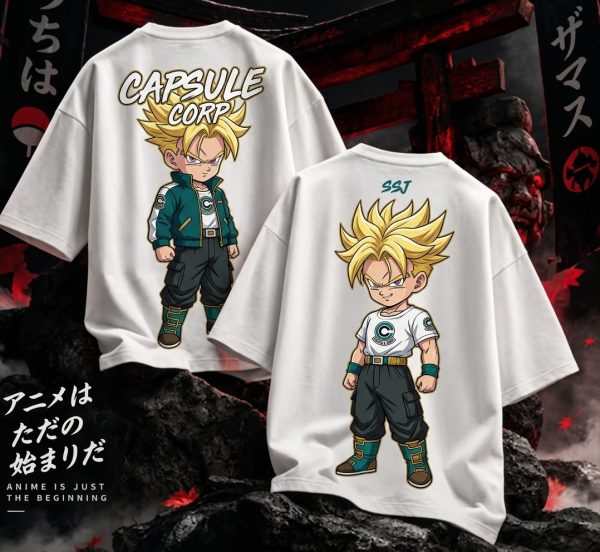 Capsule Corp Saiyan Oversized Dropshoulder T-Shirt