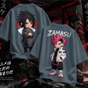 Divine Zamasu Oversized Dropshoulder T-Shirt - Grey