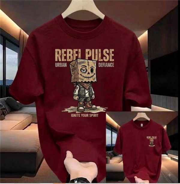 Rebel Pulse Urban Defiance Graphic T-Shirt