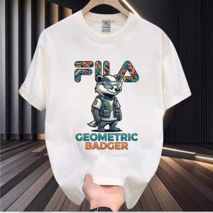 FILA Geometric Badger Graphic T-Shirt