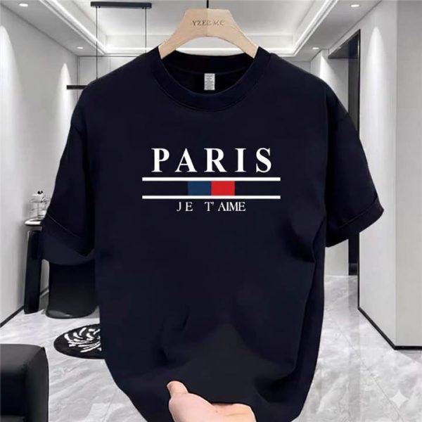 Paris Je T'aime T-Shirt - Navy - SebaChat