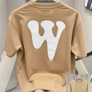 W Drip Back Print T-Shirt