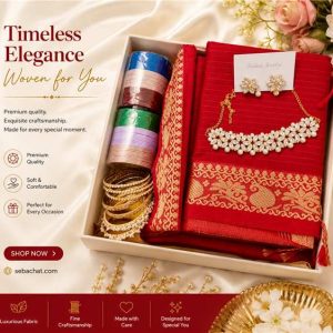 সুন্দর শাড়ি ও জুয়েলারি কম্বো