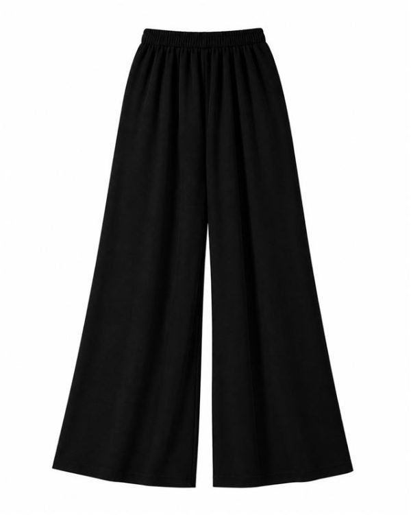 Black Wide-Leg Palazzo Pants