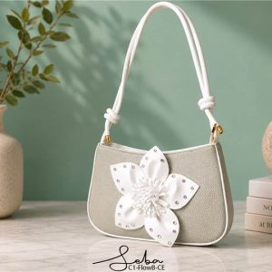 Sage Green Stylish Ladies Top Handle Bag