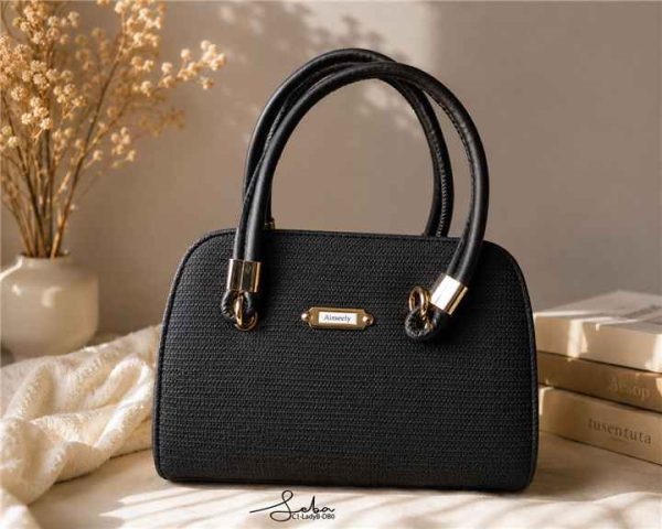 Woven Rolled-Handle Satchel - SebaChat