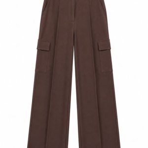 Brown Baggy Cargo Pants - SebaChat