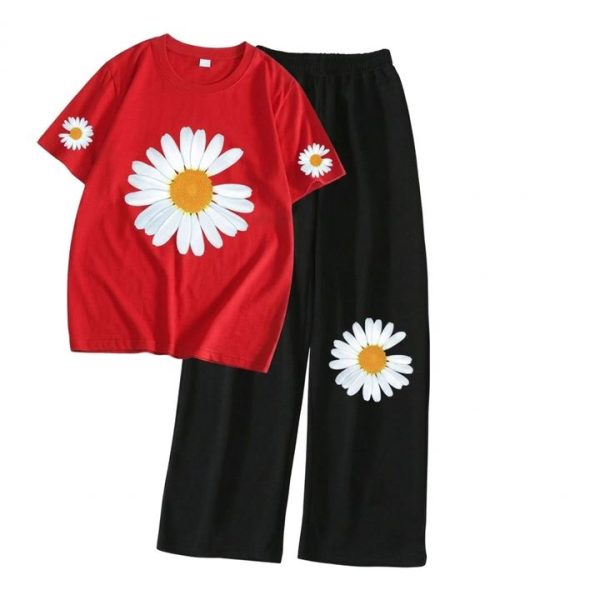 Daisy Palazzo Set – Red - SebaChat