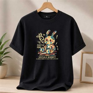 Doodle Rabbit Carrot Tee - SebaChat