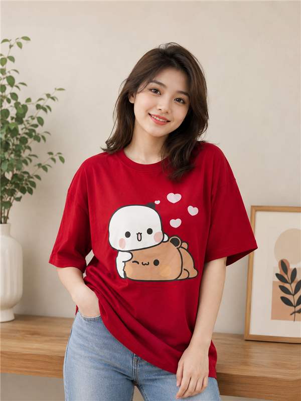 Panda and Bear Hug Tee - SebaChat
