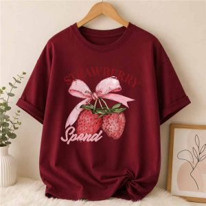 Strawberry Bow Tee - SebaChat